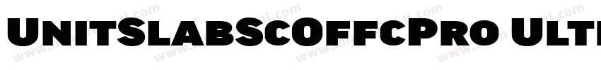 UnitSlabScOffcPro UltraIta字体转换